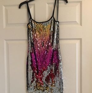 Sparkly color changing dress for evening out!